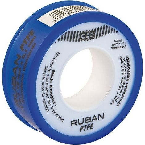 Ruban Ptfe Standard Geb étanchéité Filetages Plomberie - Geb