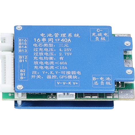 Carte BMS 48V Haute Performance, Protection Améliorée pour Batterie Lithium et Plomb