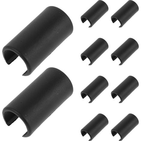 Lot de 20 protège-pieds chaise pour tubes ronds 19 à 22 mm, fixation (1/5)
