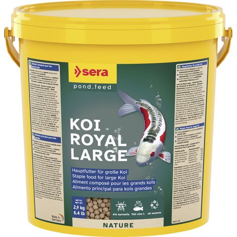 Sera Koifutter Royal Large für größere Koi 10 L Teichfutter
