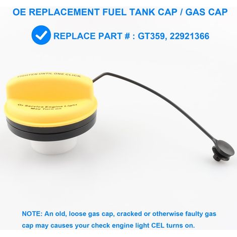GT359 22921366 Tankdeckel für Chevrolet-, GMC- und Cadillac-Fahrzeuge (1/4)