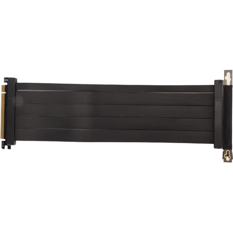 Câble Rallonge PCIe 4.0 X16 Haute Vitesse, Angle Droit 90°, Rangée Simple, pour Carte Graphique RTX4090 RX6950XT, Cartes Mères X570 B550 Z690 (1/5)
