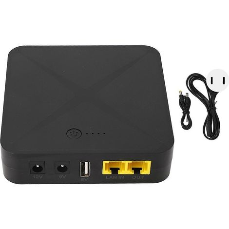 Mini-USV 5V 9V 12V 48V PoE-Anschluss Unterbrechungsfreie Stromversorgung 8000mAh 18Wh USV-Akku-Backup für Kameras