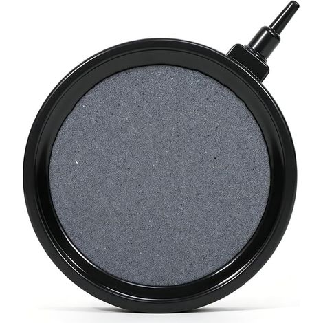 Disque de Pierre à air pour Aquarium 13 cm, diffuseur d'oxygène pour Petit Seau et Bassin, barboteur Compatible avec Tuyau 4 mm (1/4)