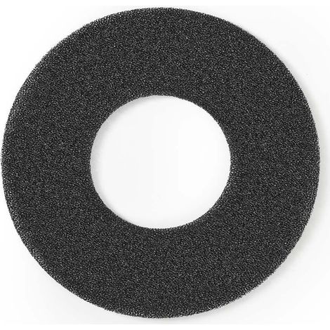 Nedis Filtro de grasa negro de poliéster 25 cm