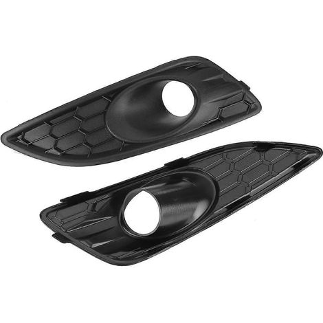 1 par de embellecedores de faros antiniebla delanteros inferiores tipo panal para Ford Fiesta Mk7 Facelift 2013-2017 (1/5)