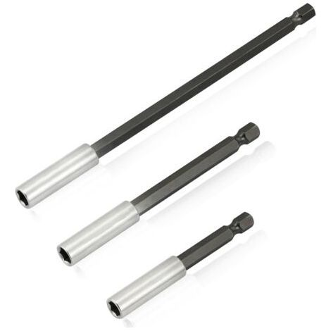 Magnetic Extension Rod for Electric Drill Bit Extension Holder 1/4 Hexagon Length 60/100/150mm (1/4)