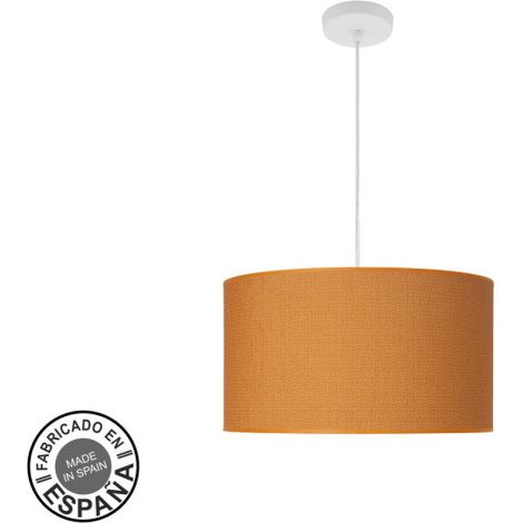 Fashion Pendelleuchte 2xe27 Weiß/Orange Regx40x40 cm C/Diffusor