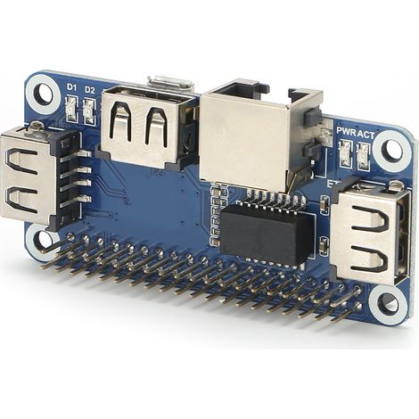 Module d'extension, hub, carte de répartition, accessoire électrique, port réseau USB vers Ethernet RJ45 (1/5)