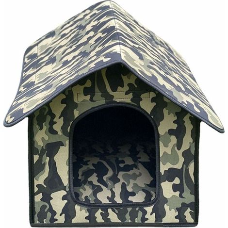 De Tente Extérieure Pour Animaux De Compagnie, Abri Composite Imperméable Pour Chat En EVA, Condo De Villa Pour Chat Sans Déformation, Cage Pliable Pour Chien Et Chat, Maisonnettes Pour Chats-M (1/5)