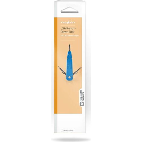Nedis Crimp pliers / CAT6 / CAT7 / Punshing / ABS / Blau