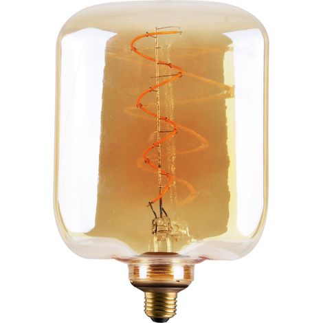 Ampoule déco LED filament ambre E27 4W 260lm 1800K Polux (1/4)