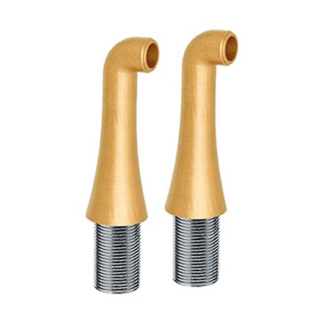 2 colonnettes hautes 130 mm mm3/4" or brosse - CRISTINA ONDYNA CH16096P