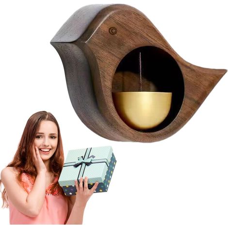 Sonnette Magnétique En Bois – Cloche Décorative En Forme D'oiseau  Heurtoir De Porte Pour La Maison, Le Jardin, Le Magasin, Le Réfrigérateur, Alarme Magnétique, Son De (1/5)