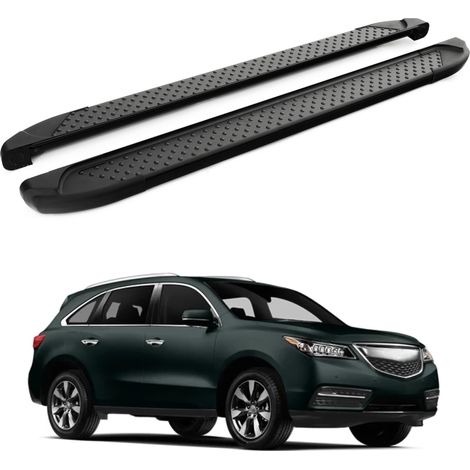 TURTLE kompatibel mit Acura Mdx (Yd3) 2014-2020 Trittbrett Sapphire V1 Schwarz