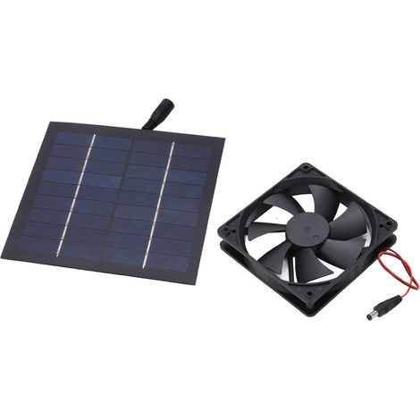 Solarbetriebener Ventilator, wasserdicht (IP65), 20 % Wirkungsgrad, Mini-Abluftventilator, umweltfreundlich, 20 W (1/5)