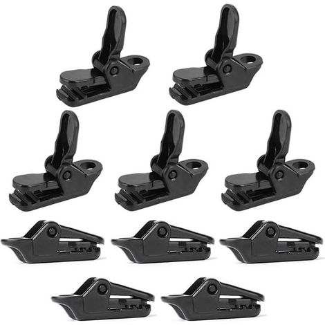 Clip Pour Toile De Tente - En Plastique Haute Résistance - Pour Camping Extérieur, Stores Et Caravanes - 50 Pièces (1/5)