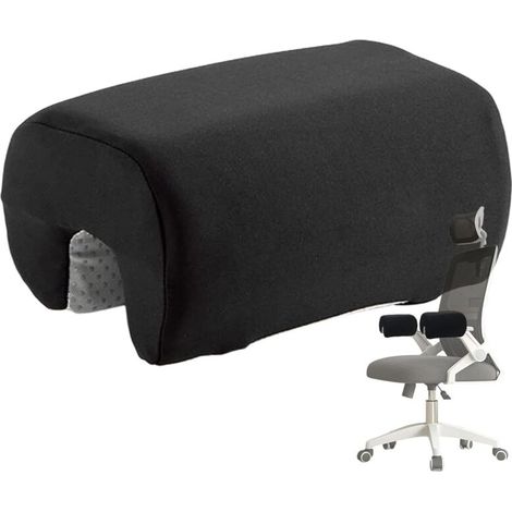 Coussin de coude en mousse, confortable Coussin d'accoudoir lavable pour chaise, coussin rond épais pour coudes de chaise de bureau, 7,87 x 5,7