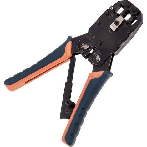 BeMatik - Outil de sertissage pour RJ10 RJ11 RJ12 RJ45 (4P4C 6P2C 6P6C 8P8C) (1/5)