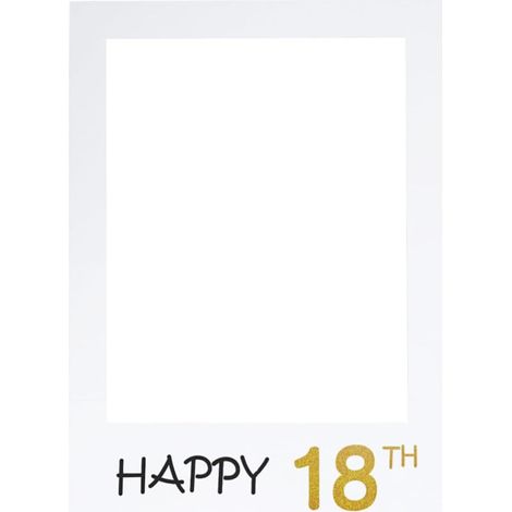 Cadres en Papier pour Fête D’Anniversaire 18e, Accessoires Photo (1/5)