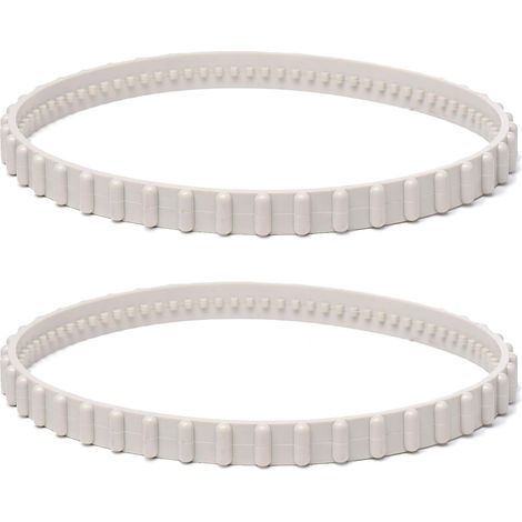 Courroies d'entraînement - Lot de 2 - Caoutchouc souple - Compatibles Hayward TigerShark - Nettoyeur de piscine - Réf RCX23002 (1/5)
