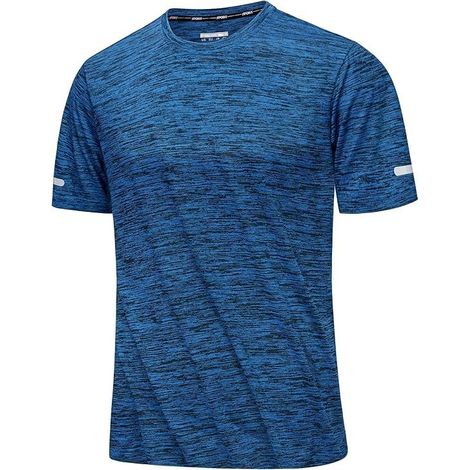 Men's Training Shirt, Breathable Quick Dry Short Sleeve Running Shirt Fitness T-Shirt (1/5)