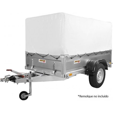 Toldo alto 80cm PVC 202x117cm para remolque de carga