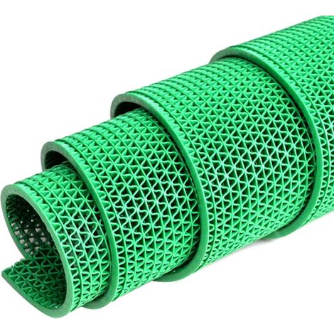 Tappeto Antiscivolo Drenante PVC Piscina Doccia Spogliatoio 120cmx100cm - Colore: Verde - Packaging: 120cm x 100cm
