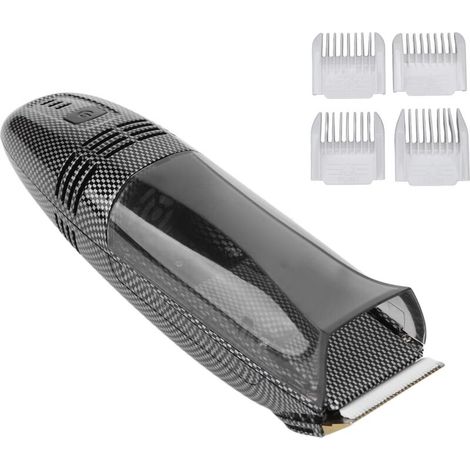Tondeuse à Cheveux électrique Sûre et Rechargeable, Toiletteur Automatique Aspiration de pour Hommes la Maison avec Double Tête Efficace - (1/5)