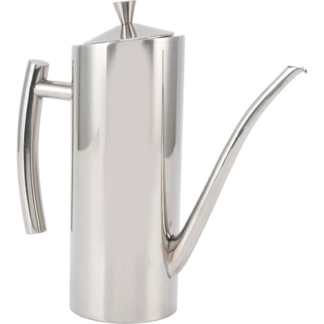 Bouteille à Huile en Acier Inoxydable - Design Épuré, Poignée Ergonomique et Bec Verseur Anti-Goutte pour Cuisine (1/5)
