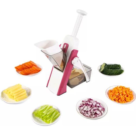Affettatrice manuale per verdure, mandolina regolabile (1/5)