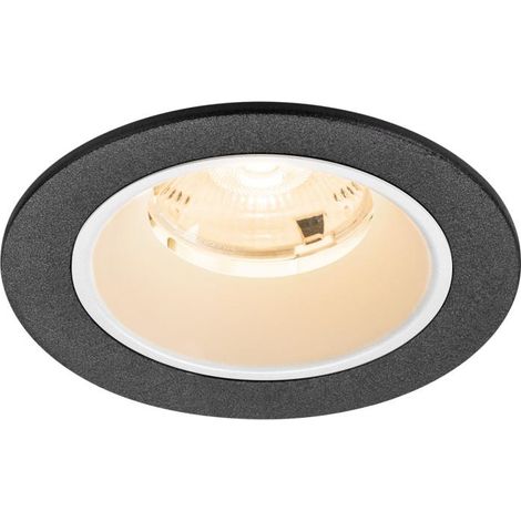 Spot encastré NUMINOS® S intérieur 2700 K 20° IP20 rond noir / blanc - SLV - 1009434