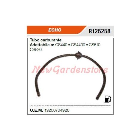 Tubo carburante ECHO per motosega CS440 CS4400 CS510 CS520 R125258