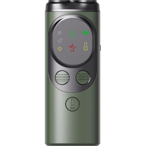 Ultraschall-Bellabwehrgerät – Hundeabwehrgerät, Trainingshilfe „Bark No More“, LED-Taschenlampe und HD-Bildschirm (Antibellen – Grau P10) (1/5)