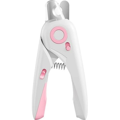 Coupe-ongles pour animaux, 1 pièce, coupe-ongles 2 en 1, outils de soin des ongles, coffret cadeau, soin du pelage pour chiens et chats (rose) (1/5)