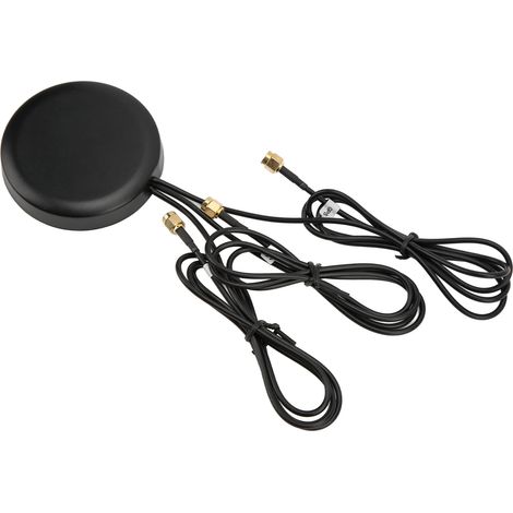 Antenne GPS 4G 3-en-1 stable anti-interférence étanche pour extérieur, navigation précise, récepteur robuste pour véhicule.