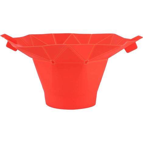 Bol à popcorn pliable pour four à micro-ondes, machine à popcorn en silicone à faire soi-même, outil de cuisine rouge (1/5)