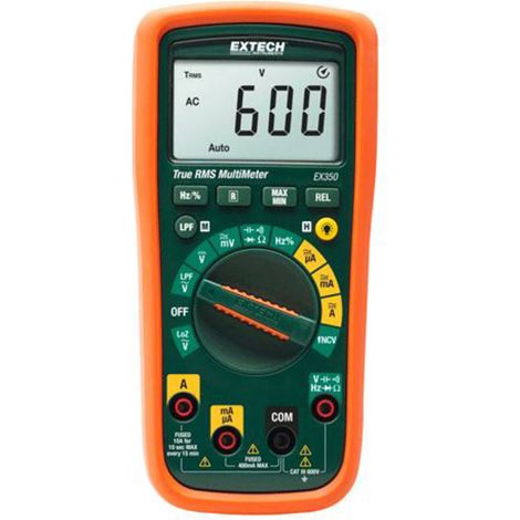 Extech EX350 Hand-Multimeter  digital  CAT III 600 V Anzeige (Counts): 4000 (1/4)