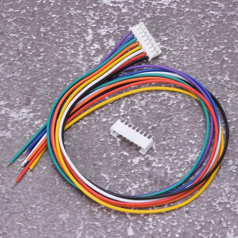Lot de 10 connecteurs JST PH 2.0mm 8 broches mâle femelle avec câble fil 30cm (1/5)