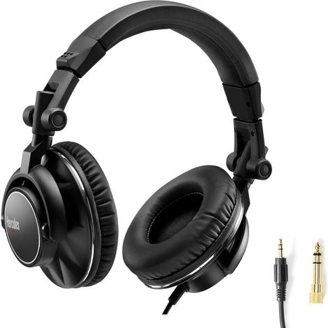 HERCULES HDP DJ60 - Casque Audio DJ - Son haute-performance - Isolation optimale - Pliable - Câble de 3m - Noir (1/5)