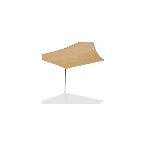 Rechteckiges Sonnensegel 2x4 m Sand (1/5)