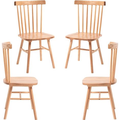 Sillas Comedor - Pack 4 Sillas Wowis Madera (1/5)
