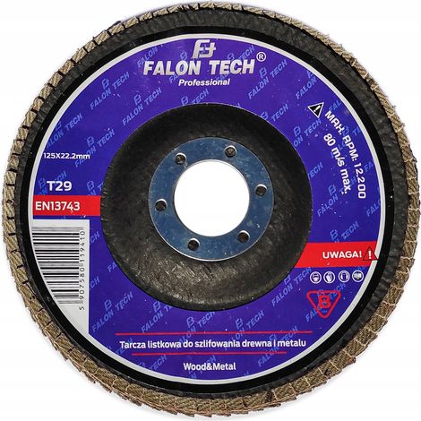 DISCO LAMELLARE AMMORTIZZANTE 125 mm P60