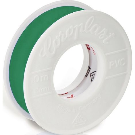 Nastro isolante elettrico 302 verde L.10m P.15mm Rl.COROPLAST (Per 20)