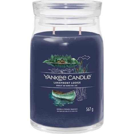 YANKEE CANDLE CANDELA GRANDE SIGNATURE LAKEFRONT LODGE (1/4)