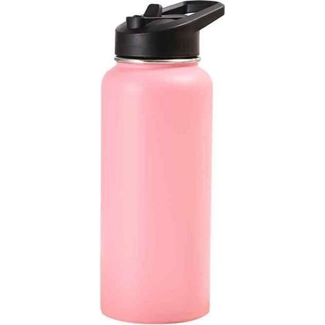 Borraccia termica isolata, borraccia sportiva in acciaio inox, tazza termica da viaggio a bocca larga (1/5)