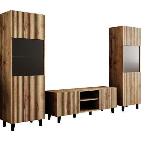 Conjunto de salón Comes, Roble wotan