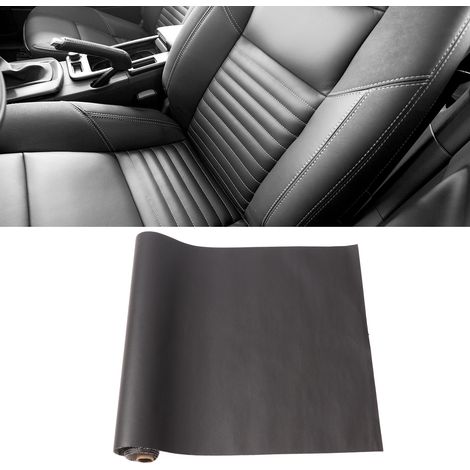 (Exklusiv in Chile erhältlich) Selbstklebendes Ledersofa mit Autoreparaturset 50 x 120 cm (Schwarz) (1/5)
