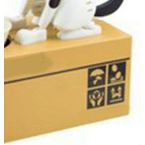 Tirelire pour chien - - Chiot - Résine synthétique - Cadeau pour enfants - Noir (1/5)