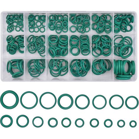 Kit de 270 joints toriques assortis - 18 tailles de joints en caoutchouc pour climatisation automobile, appareils électroménagers, roulements et pompes (1/5)